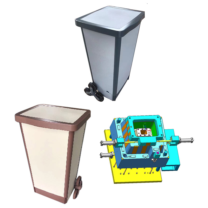 ホイールのゴミ箱金型