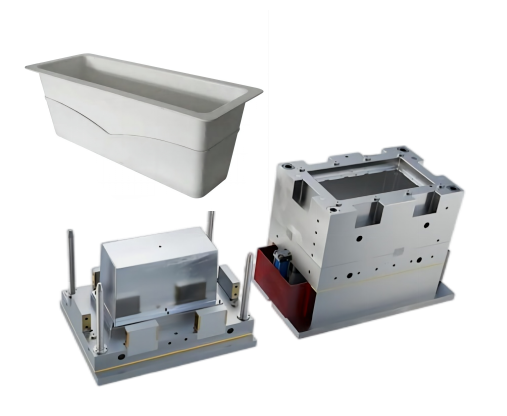 地方自治体の建設のための SMC/BMC 植木鉢金型