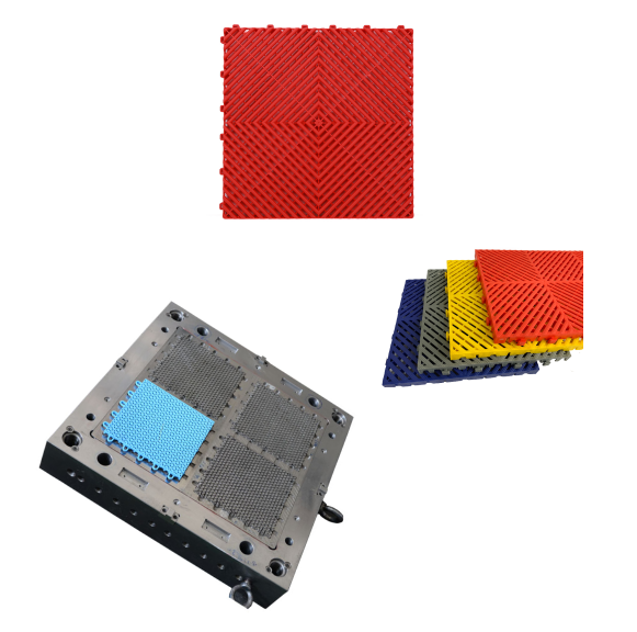 プラスチック洗車室フロアマット金型