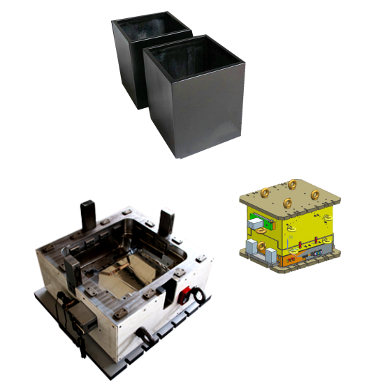 SMC植木鉢用プレス金型