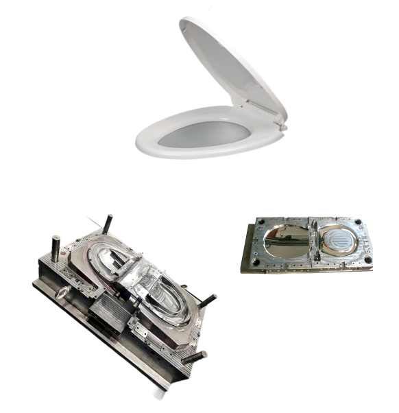 プラスチック射出便座ふた金型