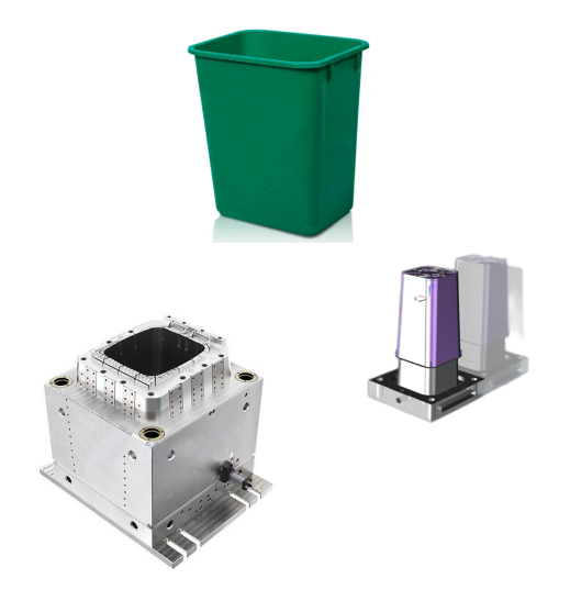 SMC耐熱ゴミ箱モールド