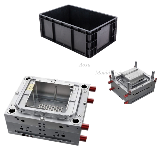 プラスチック収納箱帯電防止ボックス金型