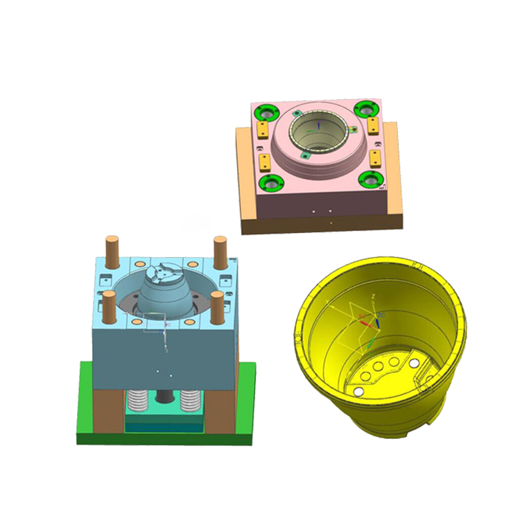 植木鉢用プラスチック射出成形金型