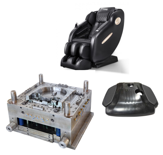 マッサージアームチェア用プラスチック部品金型