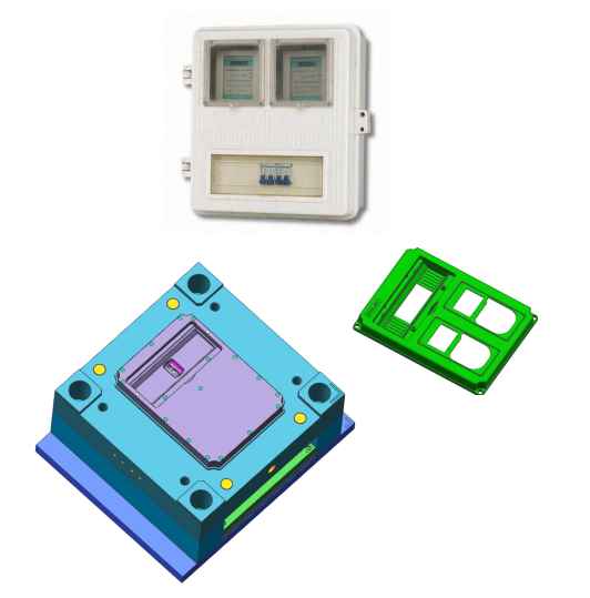電気メーターボックス用SMCプレス金型