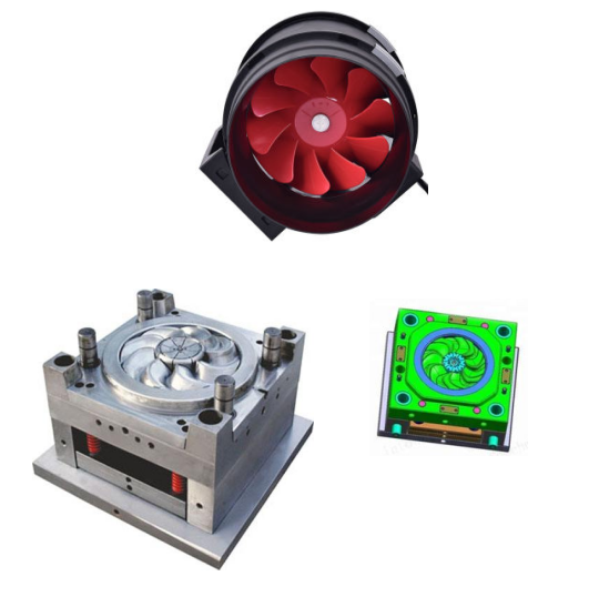 プラスチック工業用排気ファン金型