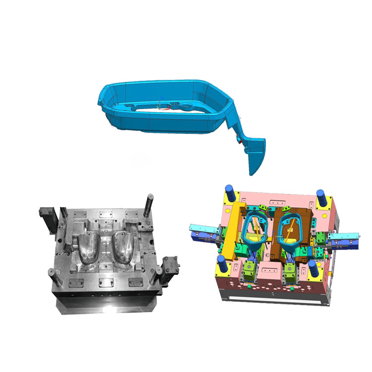 自動車バックミラーのミラーシェル金型