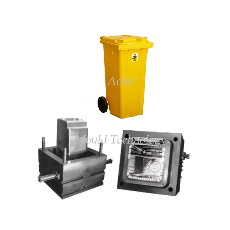 プラスチック工業用ゴミ箱射出成形金型