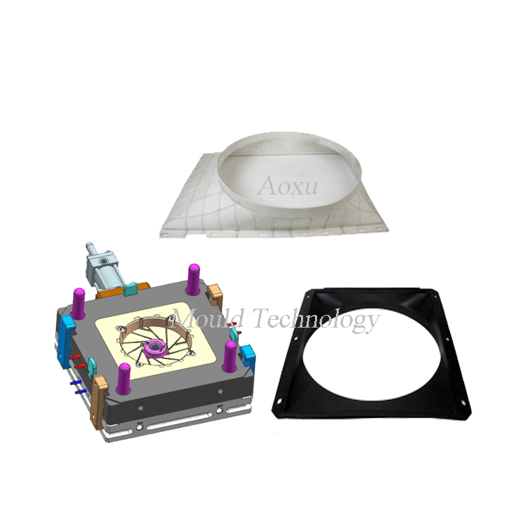 SMC 排気ファン プラスチック シュラウド金型