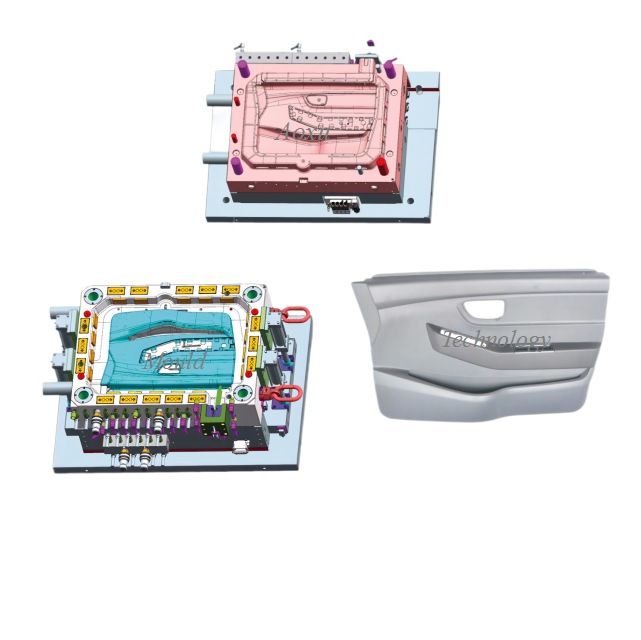 プラスチック射出成形金型メーカー 車のドア インテリア パネル金型