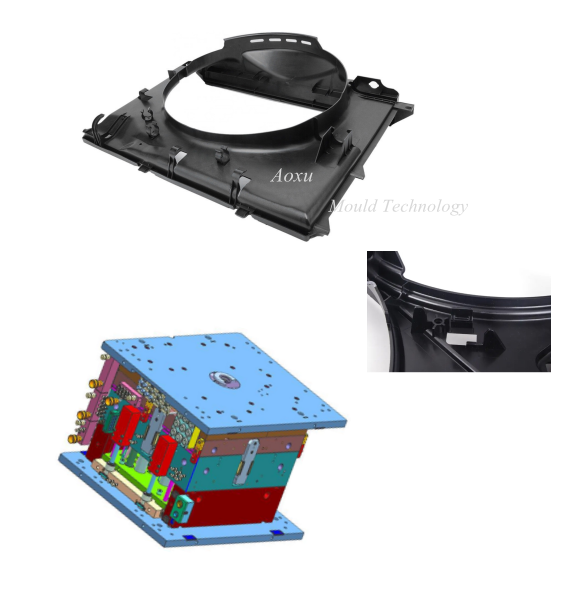 OEM 車ファン プラスチック シュラウド金型