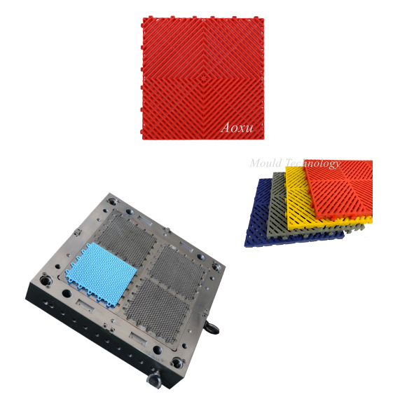 洗車室のフロアマット金型