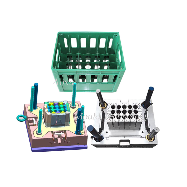 HDPE プラスチック 24 ボトル コーラ ケース射出成形金型