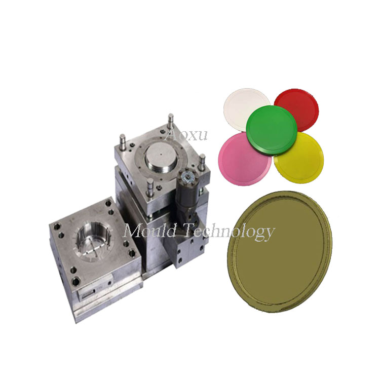プラスチック丸型使い捨て蓋金型