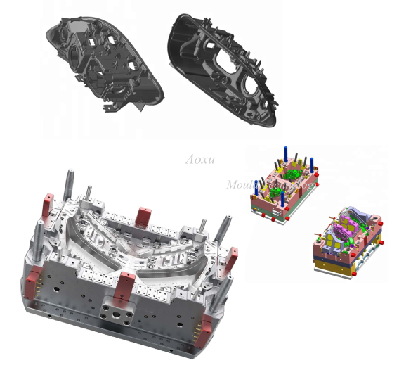 自動車ランプベース金型