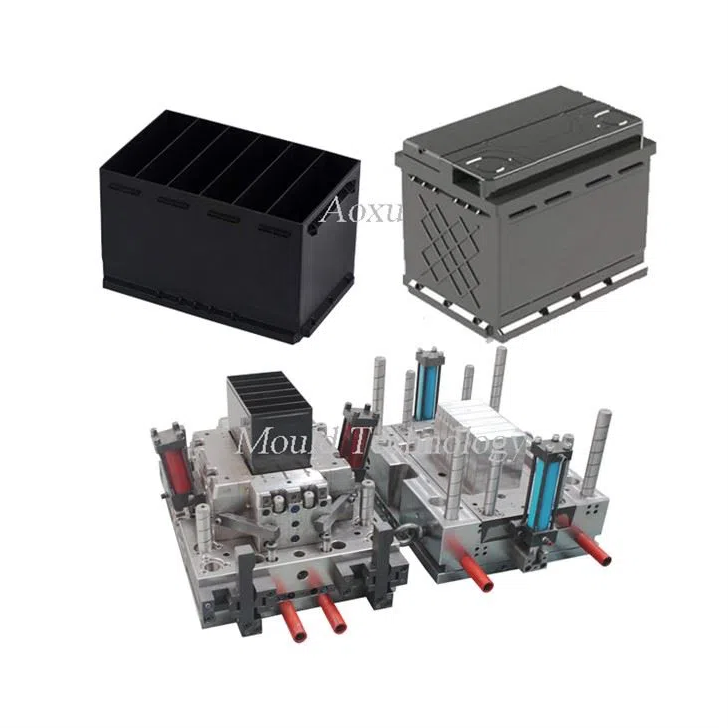 車用プラスチック製バッテリー容器本体金型