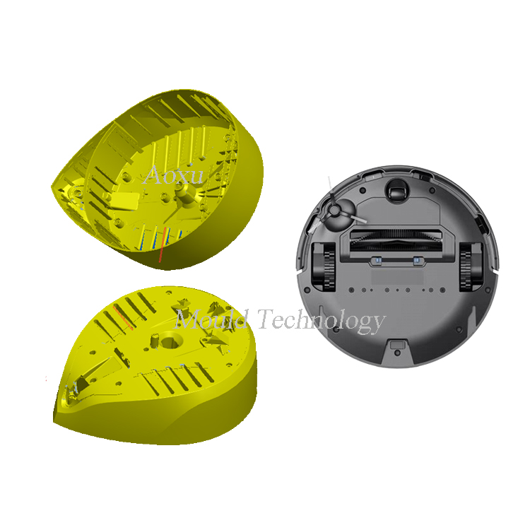 インテリジェント掃除ロボットのシェル用射出成形金型