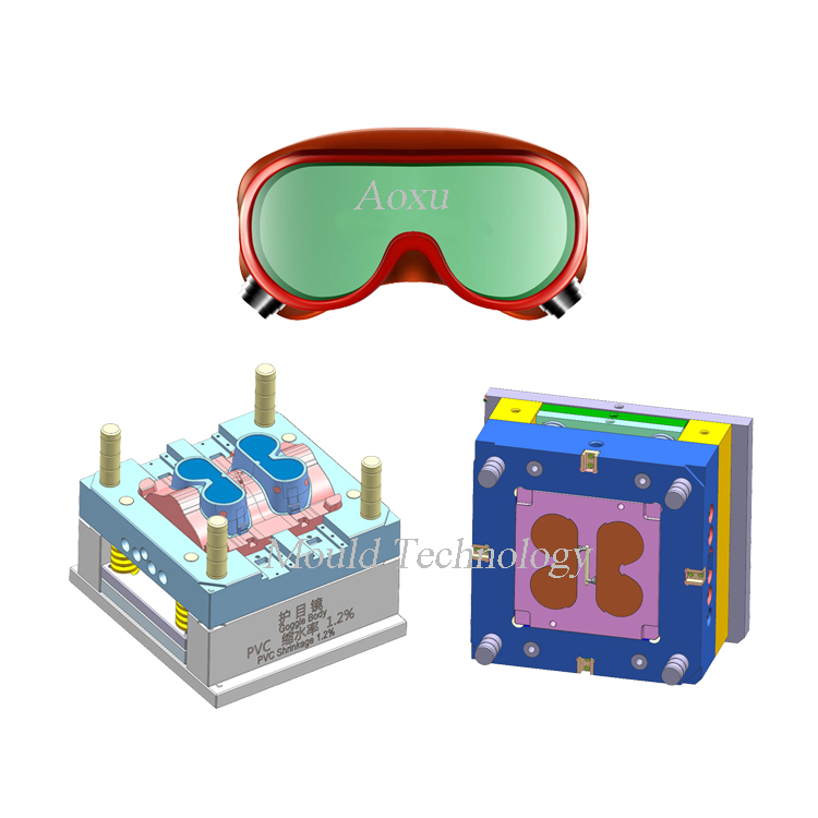 プラスチック安全サングラス金型